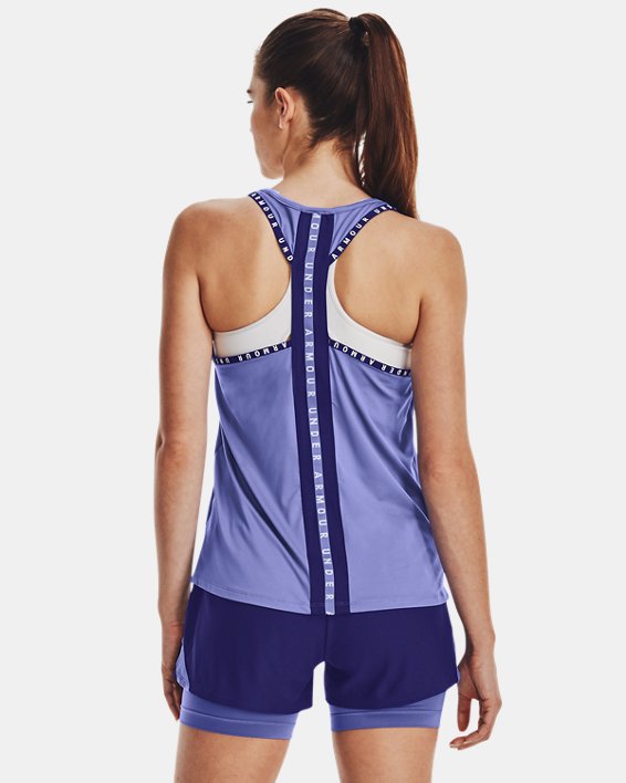 Women's UA Knockout Tank in Blue image number 1